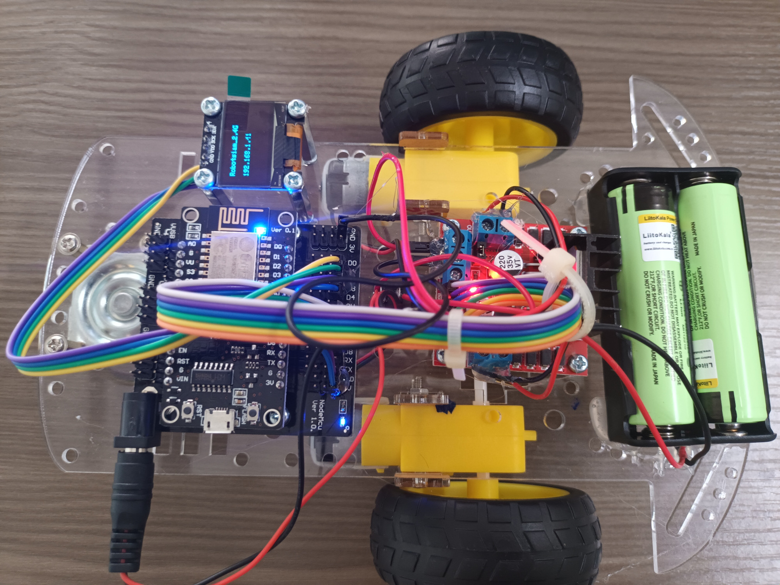 ชุดคิท หุ่นยนต์ ESP8266 V3 บังคับด้วยแอพ WIFI