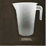 เหยือกตวง 2000 ML แบบหนามีขีดบอกระดับ
