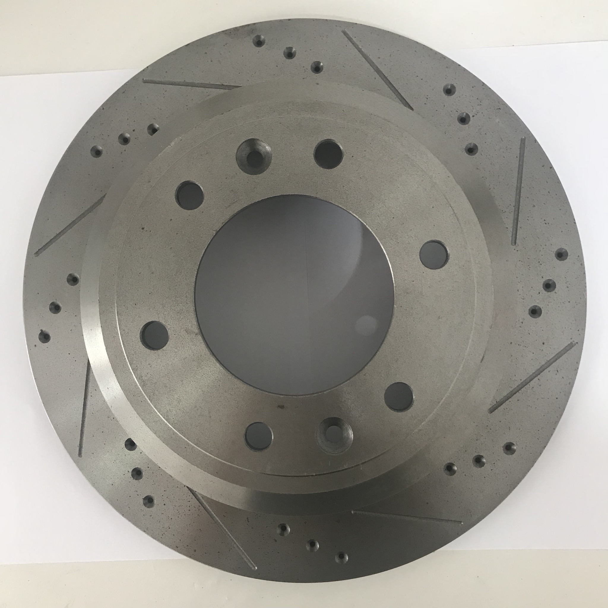Runstop จานเบรค (หลัง) Hyundai H1 เซาะร่อง,เจาะรู (Slot)