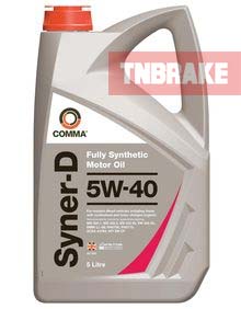 COMMA : SYDAP5L น้ำมันเครื่องสังเคราะห์แท้ดีเซล SYNER-D 5W40 5 ลิตร