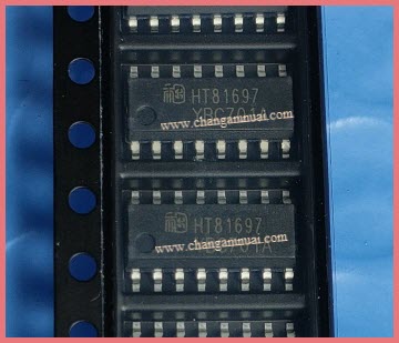 HT81697 ไอซีขยายเสียง Stero Class D-AB 2x30W ESOP-28 ชิ้นละ