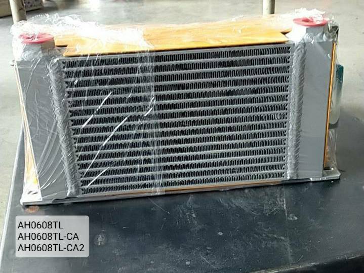 AH0608T-CA, CA2, AH0608TL-CA2 60L "Risen" Air Oil Cooler ระบายความร้อนน้ำมันไฮดรอลิค | DC24, AC110, AC220