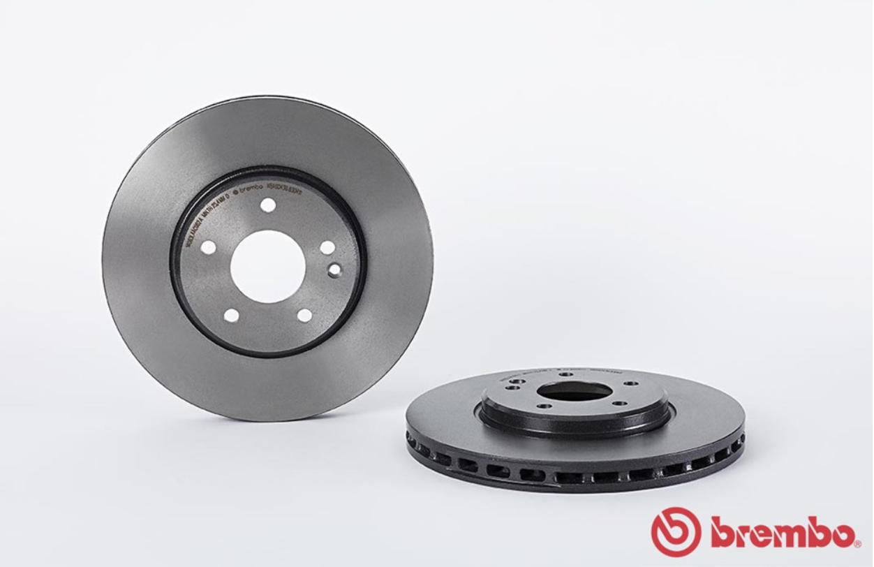 จานเบรค Mercedes-Benz W210, C208 ,R170/171 (คู่หน้า) ปี 1997 - 2003 / Brembo