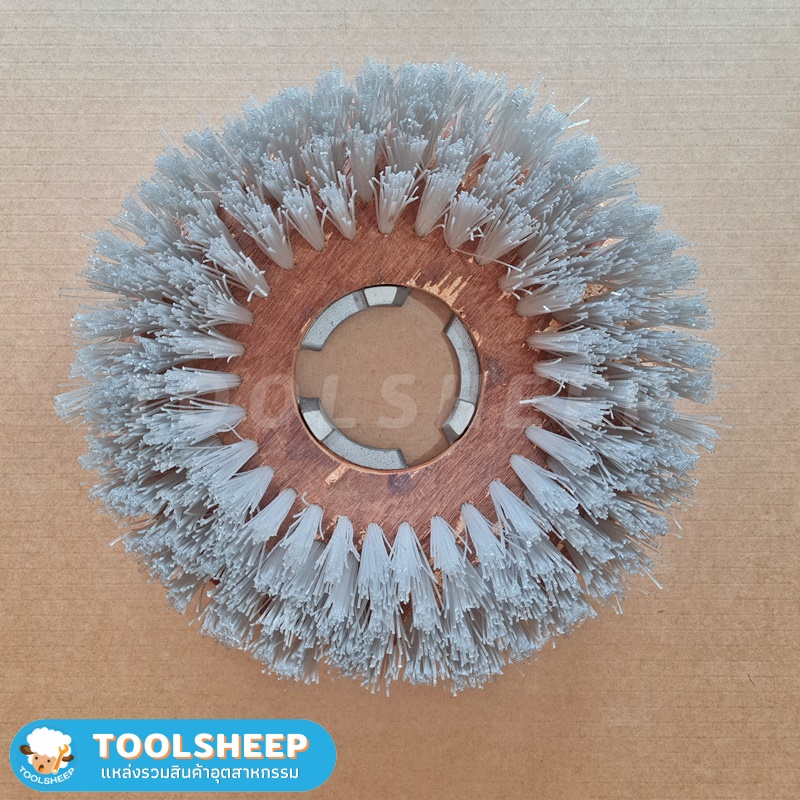 แปรงไนล่อนพลาสติก แปรงขัดพื้น CHAMPION ขนาด 14 นิ้ว