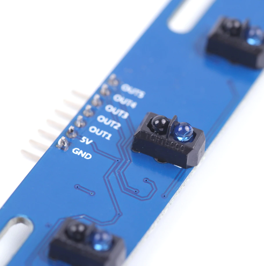 5 Channel Line Track Follower Sensor Module (TCRT5000)