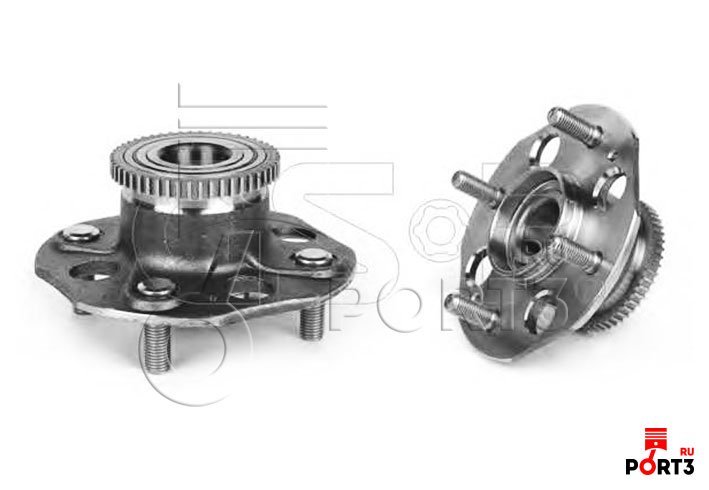 ลูกปืน-ดุมล้อหลัง honda accord งูเห่า ปี 98-02 (ABS)(4 สกรู) (รูใน 30 mm) รูตื้น 9 mm