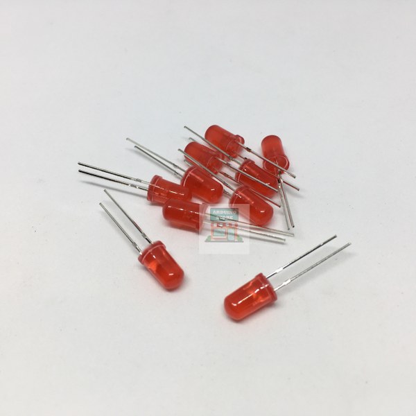 5mm LED Red 10pcs