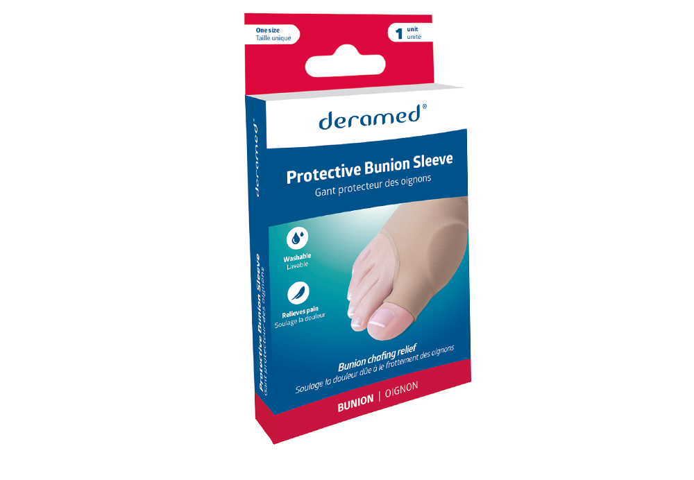 PROTECTIVE BUNION SLEEVE ผ้ายืดสวมเท้าแบบมีเจลสำหรับนิ้วหัวแม่เท้าเอียง