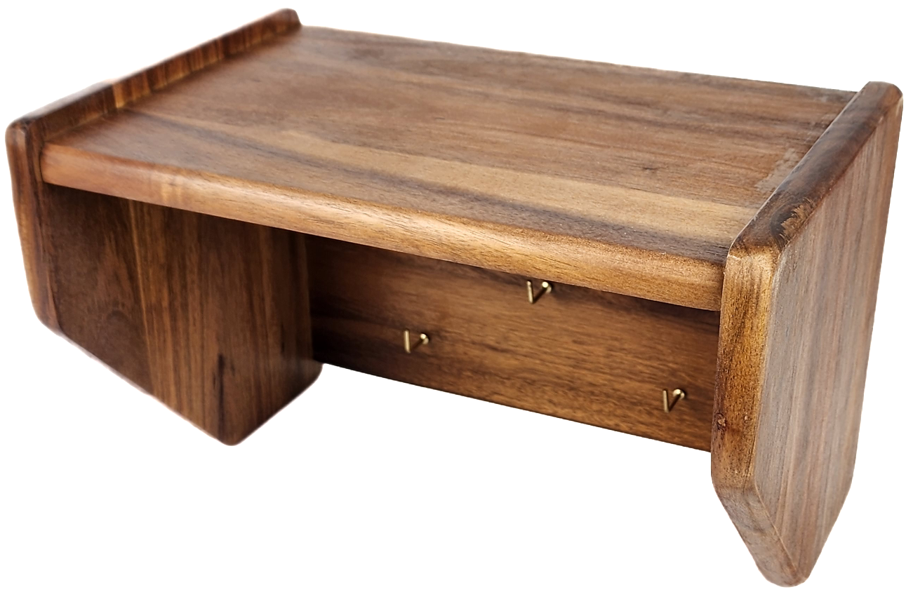 MINIWOOD ชั้นแขวน ชั้นวางของ หิ้ง ไม้จามจุรี