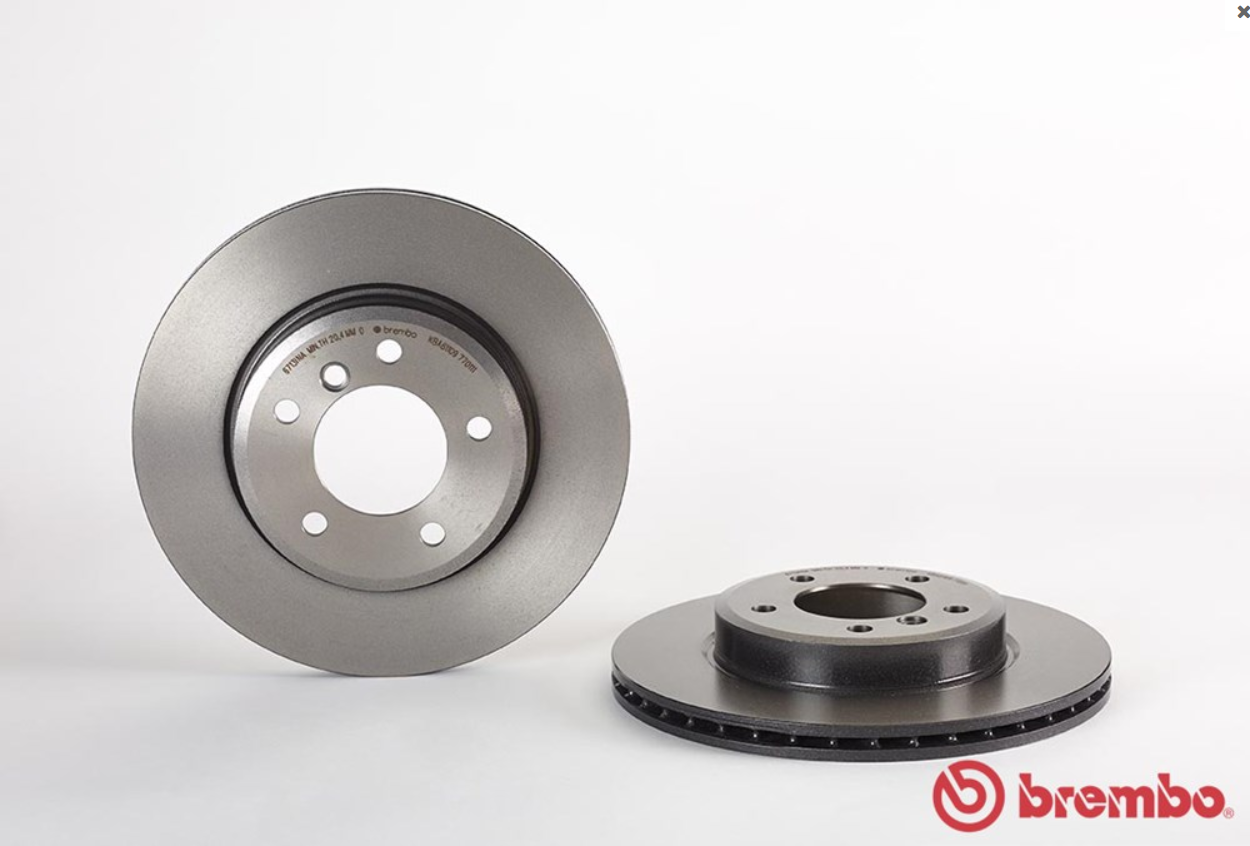 จานเบรค BMW E46 318i E85 Z4 (คู่หน้า) ปี 1998 - 2005 / Brembo