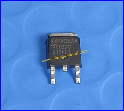 FDD390N15A Mosfet N 150V26A TO-252 ยี่ห้อ ON