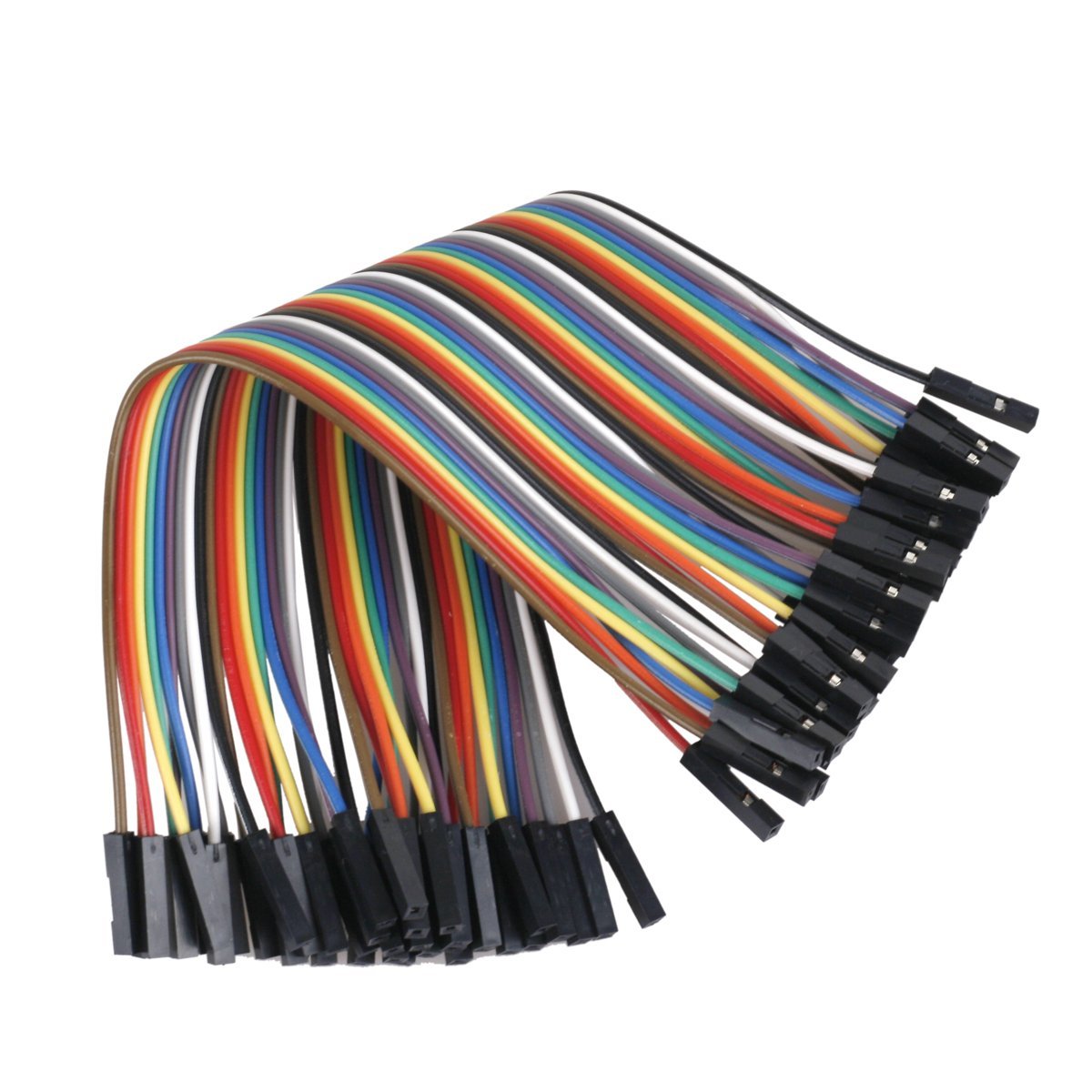 Jumper (F2F) cable wire 40pcs 2.54mm 20cm Female to Female