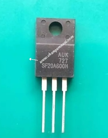 SF20A600H Diode Ultrafast Recovery Rectifier ไดโอดความถี่สูง 20A 600V TO-220