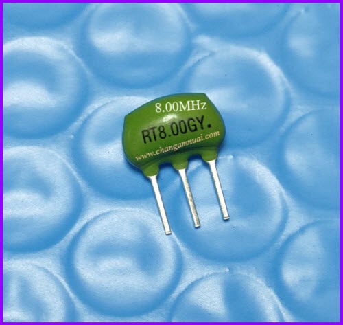 คริสตัล crystal 8.00 Mhz 3 PIN 800G.643 = 8Mhz