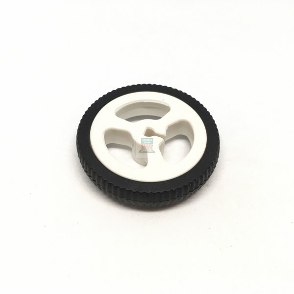 white Rubber Wheel S