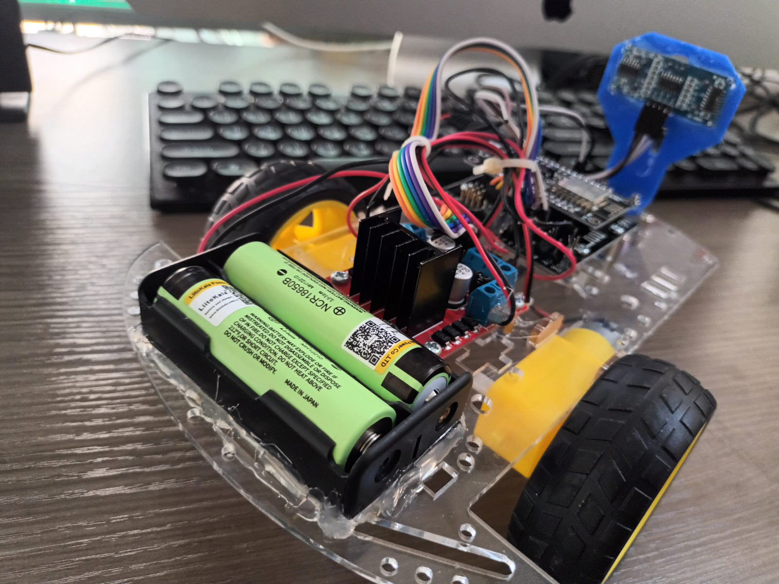 ชุดคิท หุ่นยนต์หลบสิ่งกีดขวาง ESP8266 V3