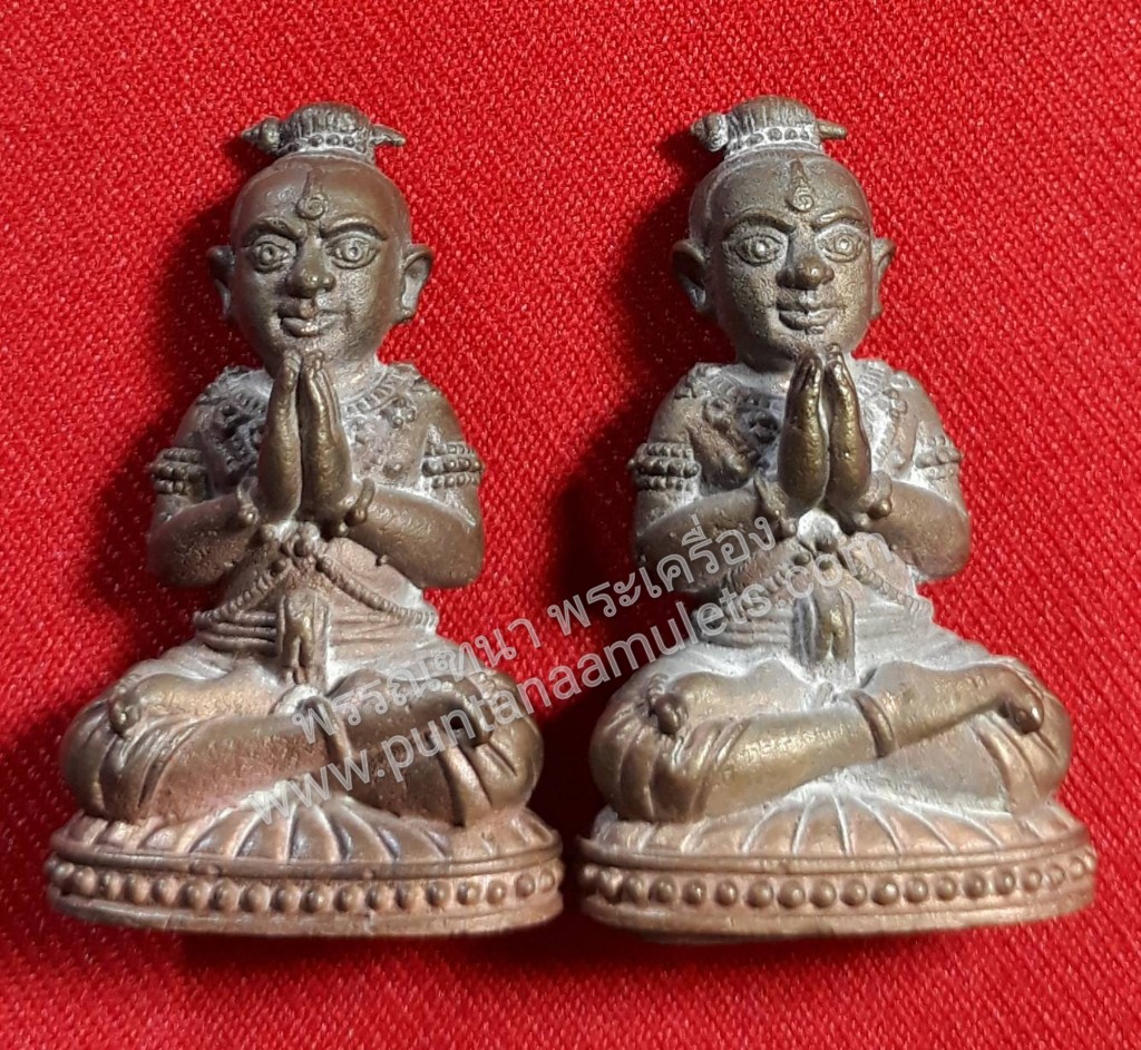 "กุมารทอง ครูบาสุบิน" เนื้อชนวนอาถรรพณ์ศักดิ์สิทธิ์ ปี 52 (ใต้ฐาน บรรจุตะกรุด 3 ดอก-หมายเลข กำกับ)