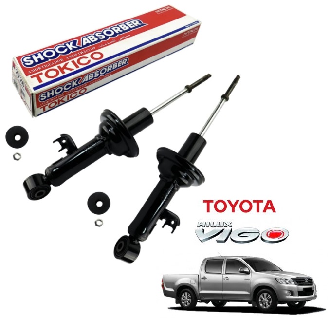 tokico โช๊คอัพ-หน้า vigo 2wd (4x2) ธรรมดา ตอนเดียว ตัวเตี้ย ปี 2004 -2014