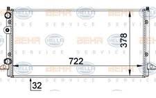 BEHR หม้อน้ำ VAG VW PASSAT GL (B4) 2.0 ปี 1994-1997