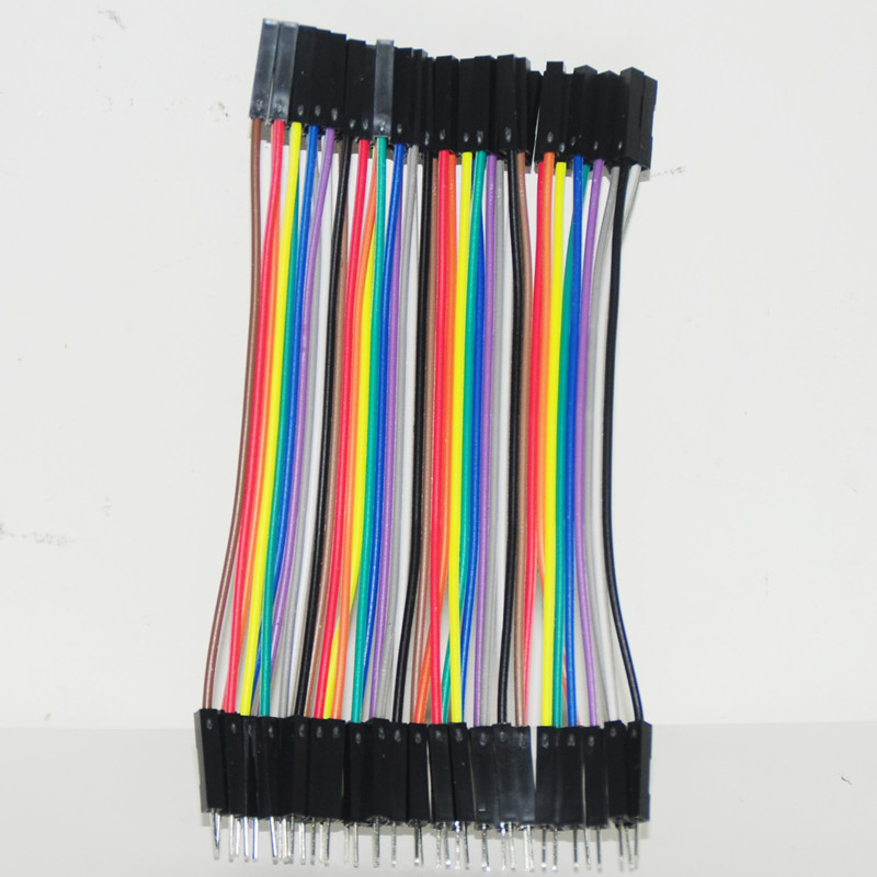 Jumper (F2M) cable wire 40pcs 10 cm 2.54mm Female to Male