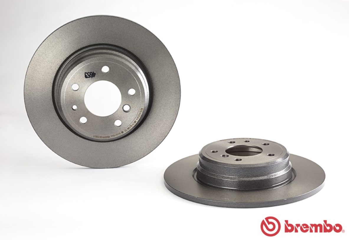 จานเบรค BMW E38 730i 740i (คู่หลัง) ปี 1994 - 2001 / Brembo