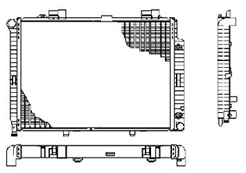 BEHR หม้อน้ำ BENZ E(W210) E230