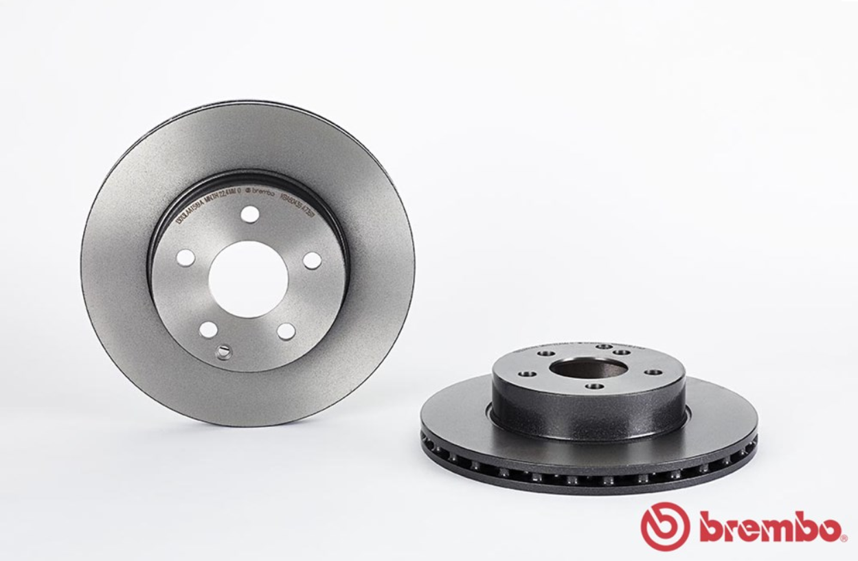 จานเบรค Mercedes-Benz W204 C180 200 (คู่หน้า) ปี 2011 - 2014 / Brembo