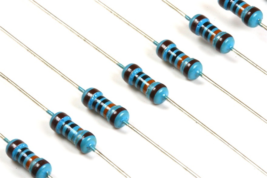 รีซิสเตอร์ 100K OHM 1/4W 1% จำนวน 10 ตัว