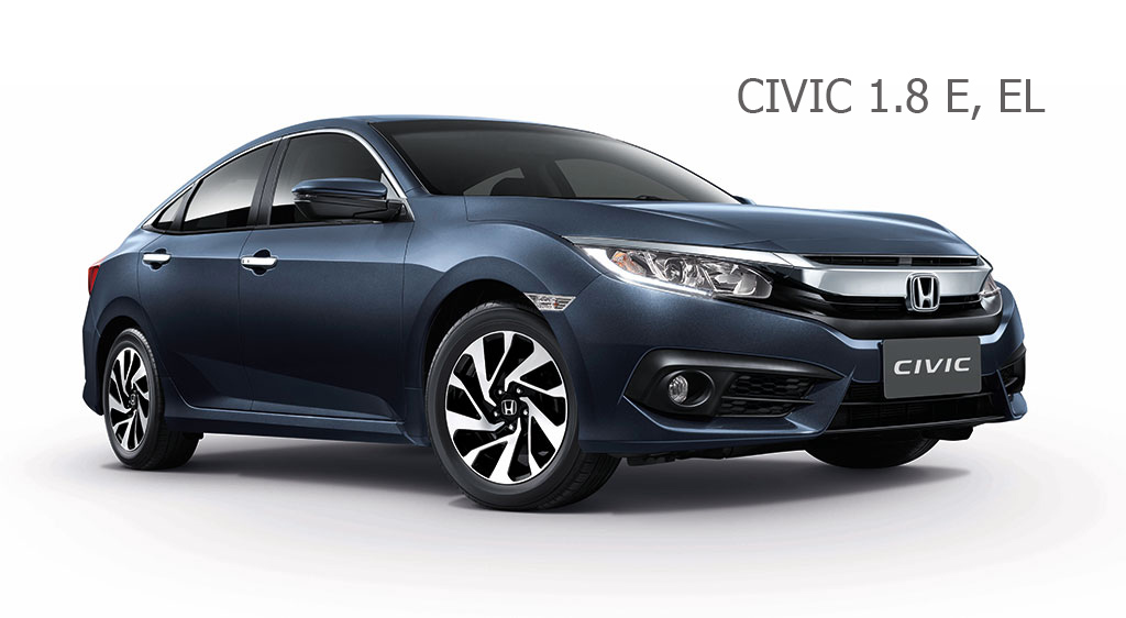 ผ้าเบรคหลัง COMPACT HONDA CIVIC เครื่องยนตร์ 1.8 E, EL เครื่องยนตร์1.5 TURBO, TURBO RS , HATCHBACK 1.5 VTEC TURBO ปี 2016ขึ้นไป