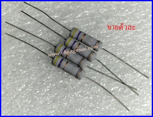 R 4.7 ohm 2W R คาร์บอน