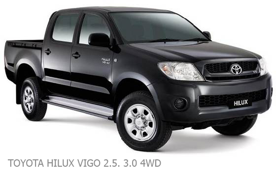 ผ้าเบรก-หน้า COMPACT TOYOTA HILUX VIGO 2.5. 3.0 4WD PRERUNNER , FORTUNER 2.5. 3.0 4WD