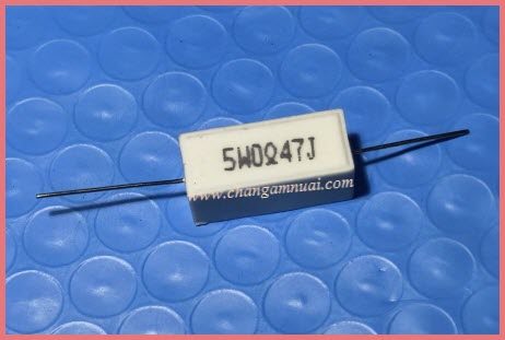 R 0.47 ohm 5W R กระเบื้อง