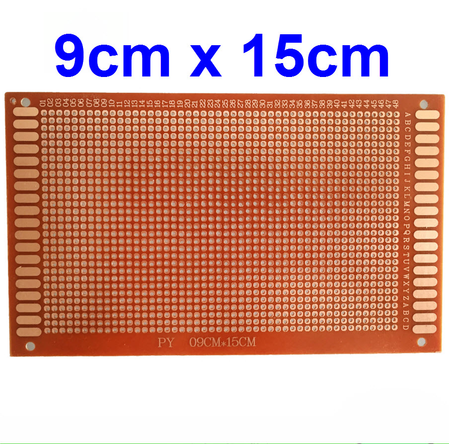 แผ่นปริ๊นอเนกประสงค์ Prototype PCB 9x15cm