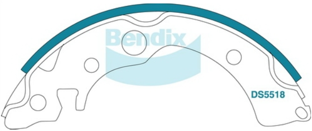 ผ้าเบรค-หลัง Honda City 1.5 1.3 / 1.5 Type Z (3A2) ปี 1997 - 2001 (Bendix GCT)