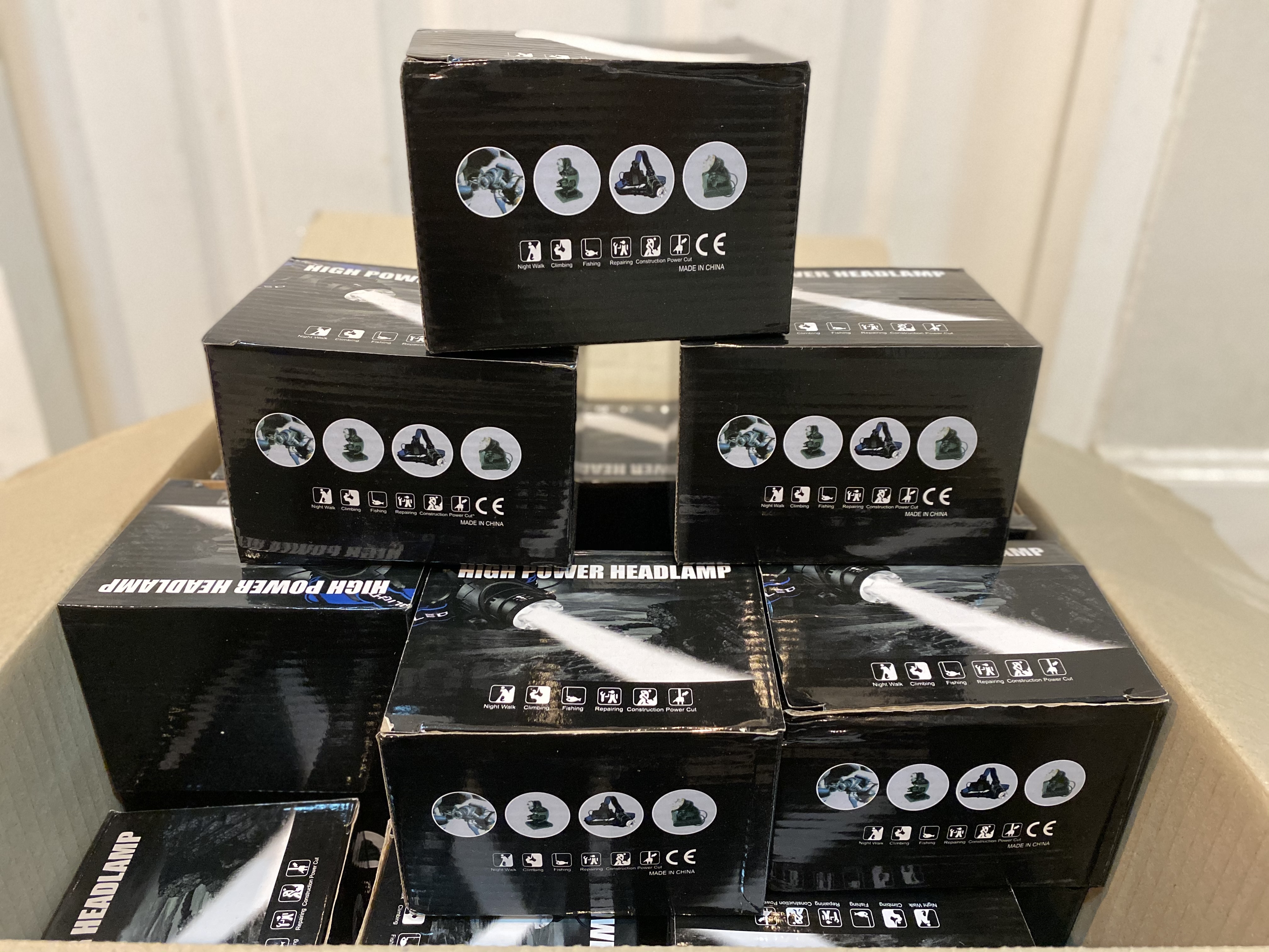 ไฟฉายคาดศรีษะ LED แสงสีขาว ซูมได้ ชาร์จไฟได้ในตัว