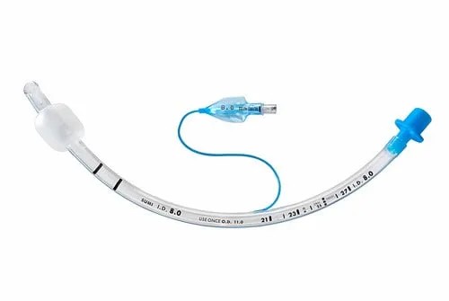 ท่อช่วยหายใจ Preformed Endo Oral With Cuff (ซิลิโคนเคลือบพีวีซี) ยี่ห้อ SUMI