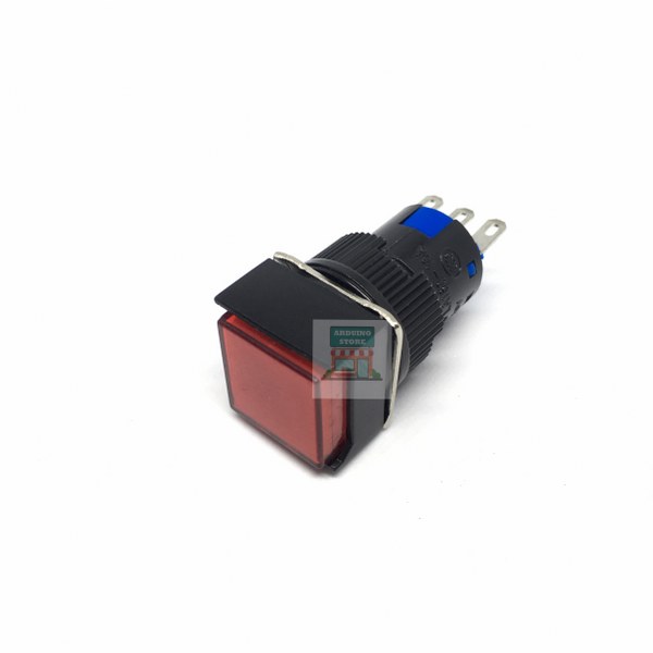 16mm SL Button Red