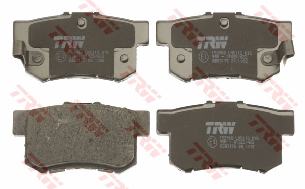 ผ้าเบรค หลัง TRW - Honda Stream 2.0 16V ปี 2002-2003 DTEC