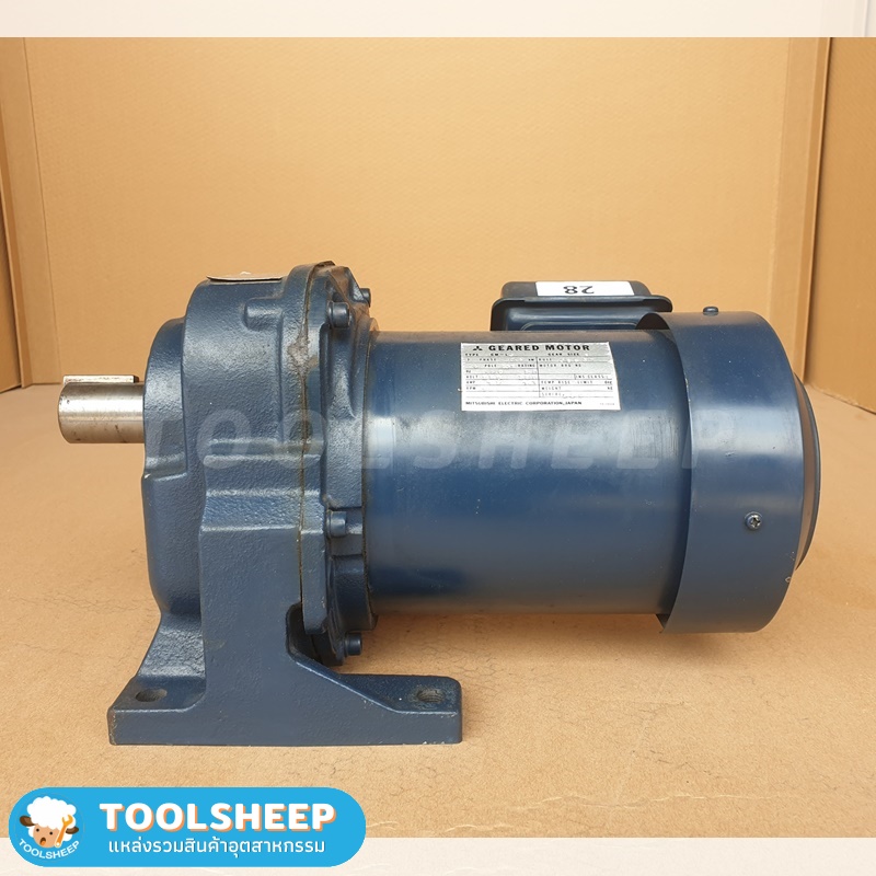มอเตอร์เกียร์ MITSUBISHI 1/2HP Type GM-L