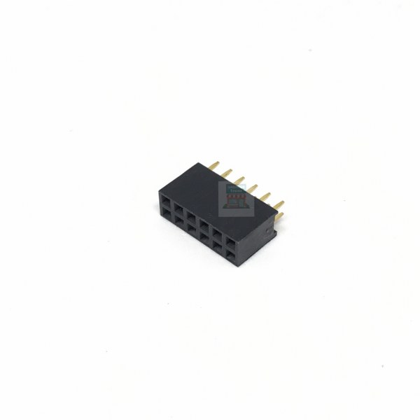 2.54mm 2x6 F Pin 5pcs