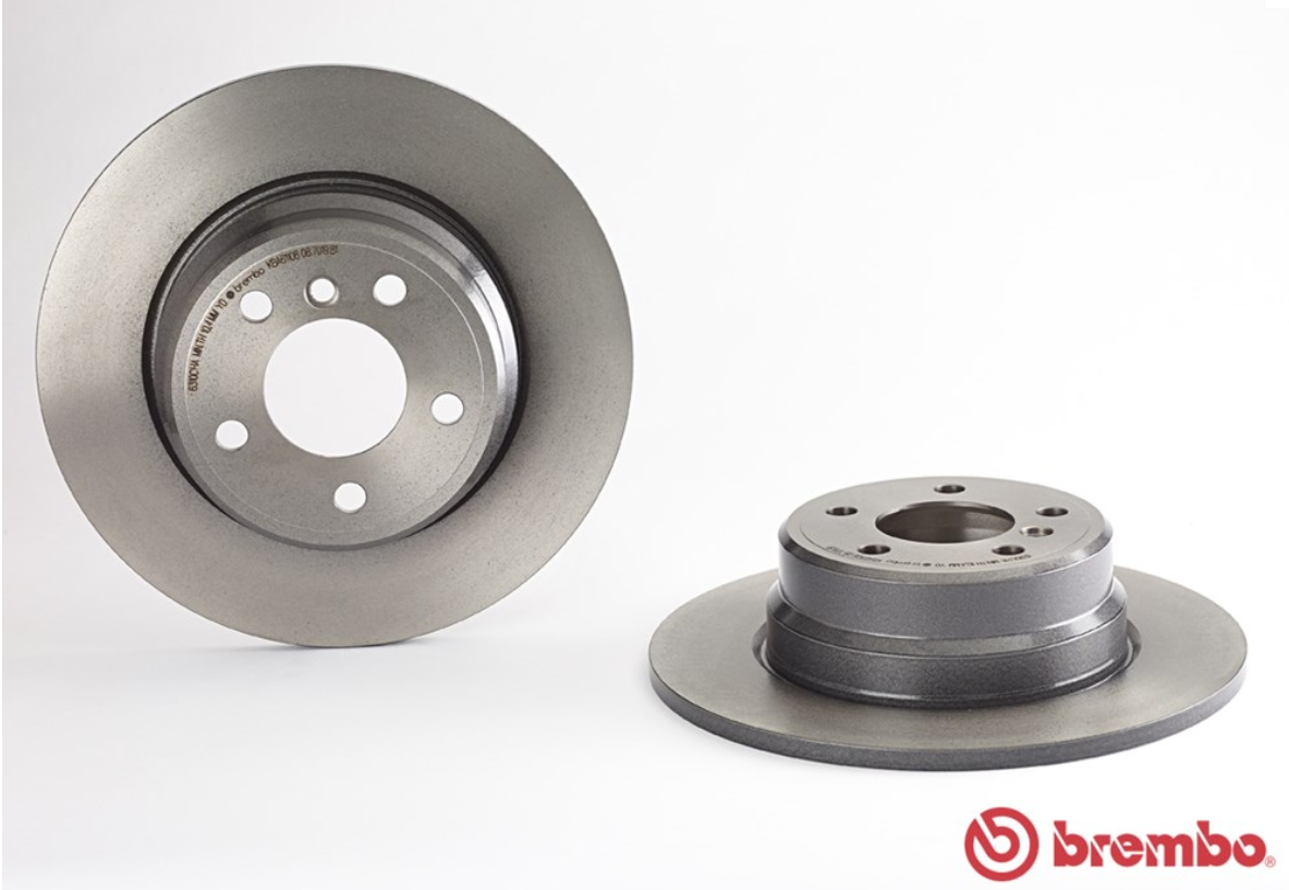 จานเบรค BMW X3 E83, X5 E53 (คู่หลัง) ปี 2000 ขึ้นไป / Brembo