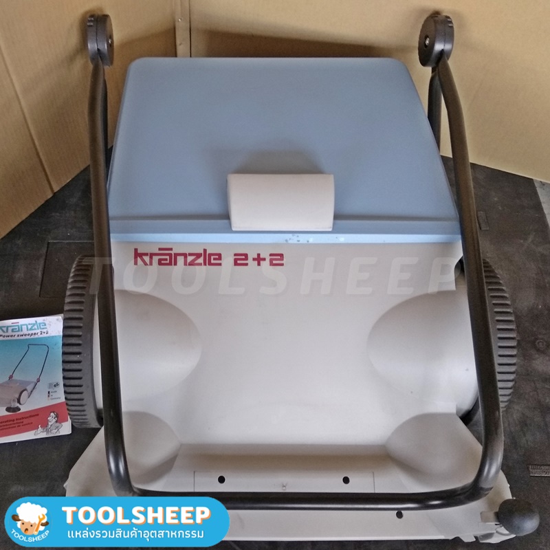 รถกวาดฝุ่นแบบเข็น KRANZLE รุ่น Power Sweeper 2+2