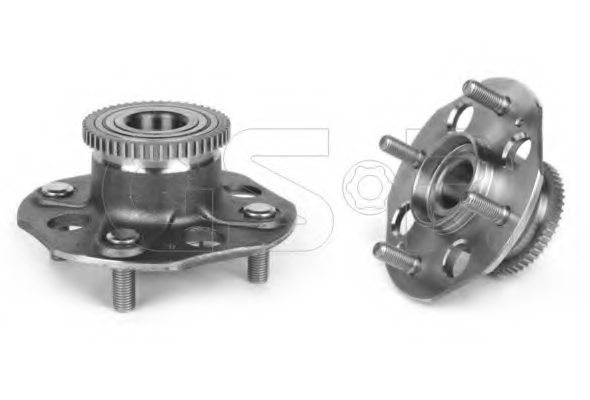 ลูกปืน-ดุมล้อหลัง honda Accord ไฟท้ายก้อนเดียว ปี 94 - 97 (ABS) (รูใน 30 mm) รูตื้น 9 mm