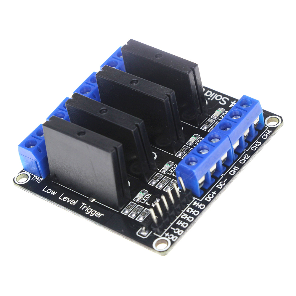 Relay 4 Channel 5V DC Solid State Low Level Trigger