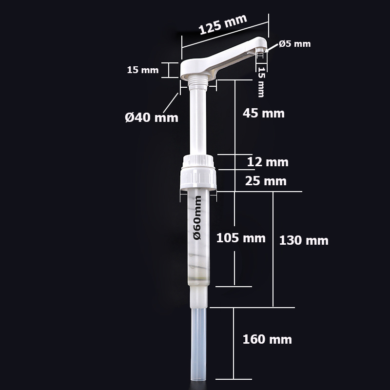 หัวปั้มน้ำเชื่อม เส้นผ่าศูนย์กลางฝาปิด 60 มม. 1610-558