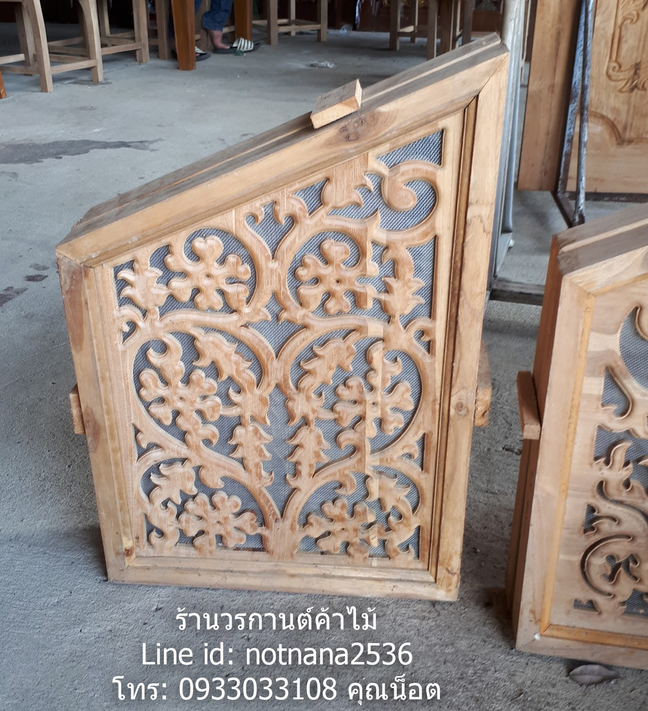 ช่องลมไม้สักรหัสT06