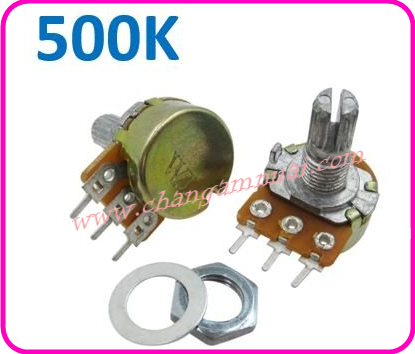 วอลุ่ม 500K VR500K 3ขา แกน 15 มิล