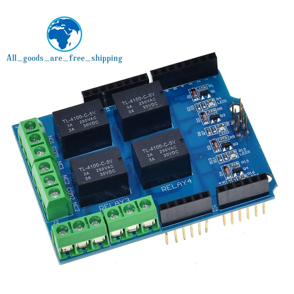4 Channel Relay Board for Arduino UNO R3