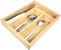 MINIWOOD ถาดช้อนส้อม ไม้จริง Spoon Tray ใช้กับเครื่องล้างจานได้