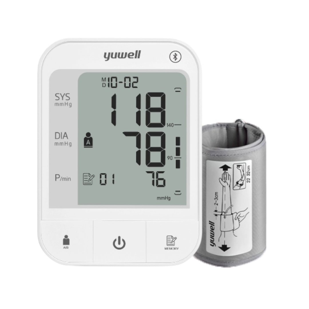 เครื่องวัดความดันโลหิต รุ่น YE670CR ยี่ห้อ YUWELL รับประกัน 5 ปี